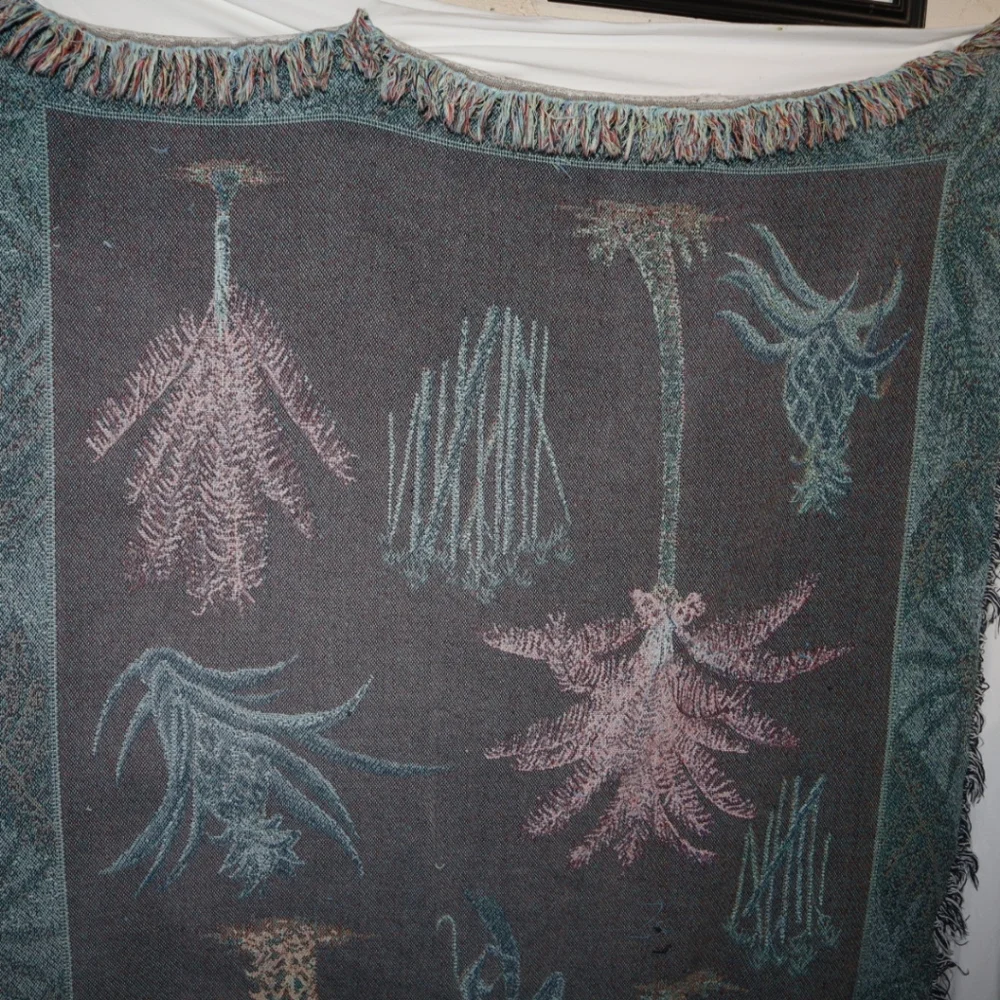 Palm Trees and Pineapples Tapestry‎ Throw